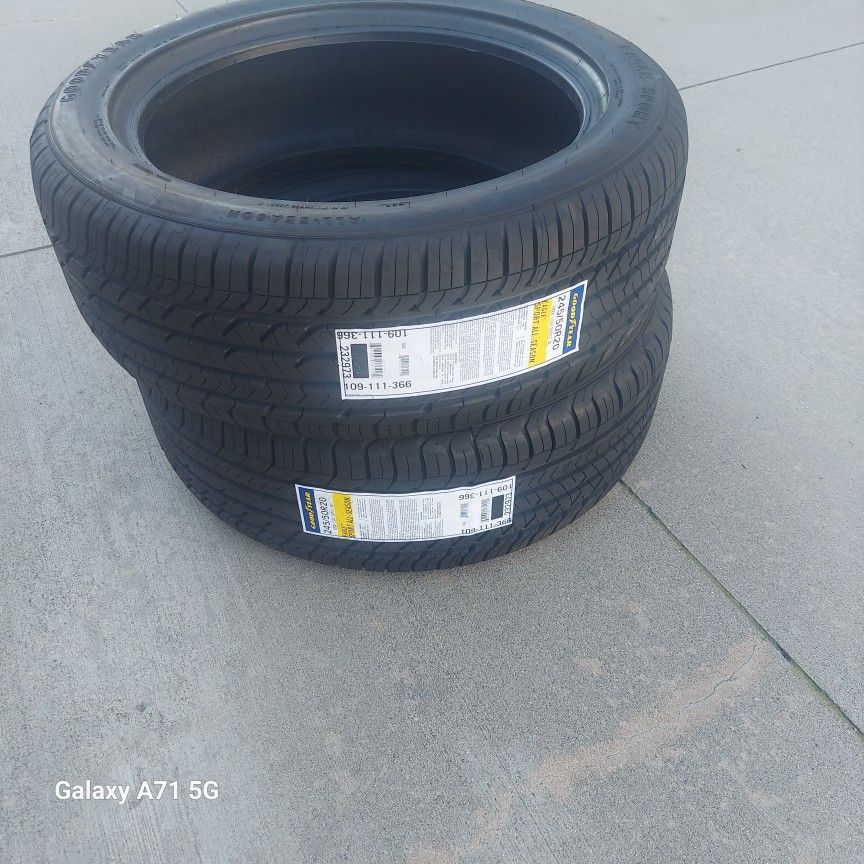 Goodyear Tires Brand New 245 50r20 2 Tires