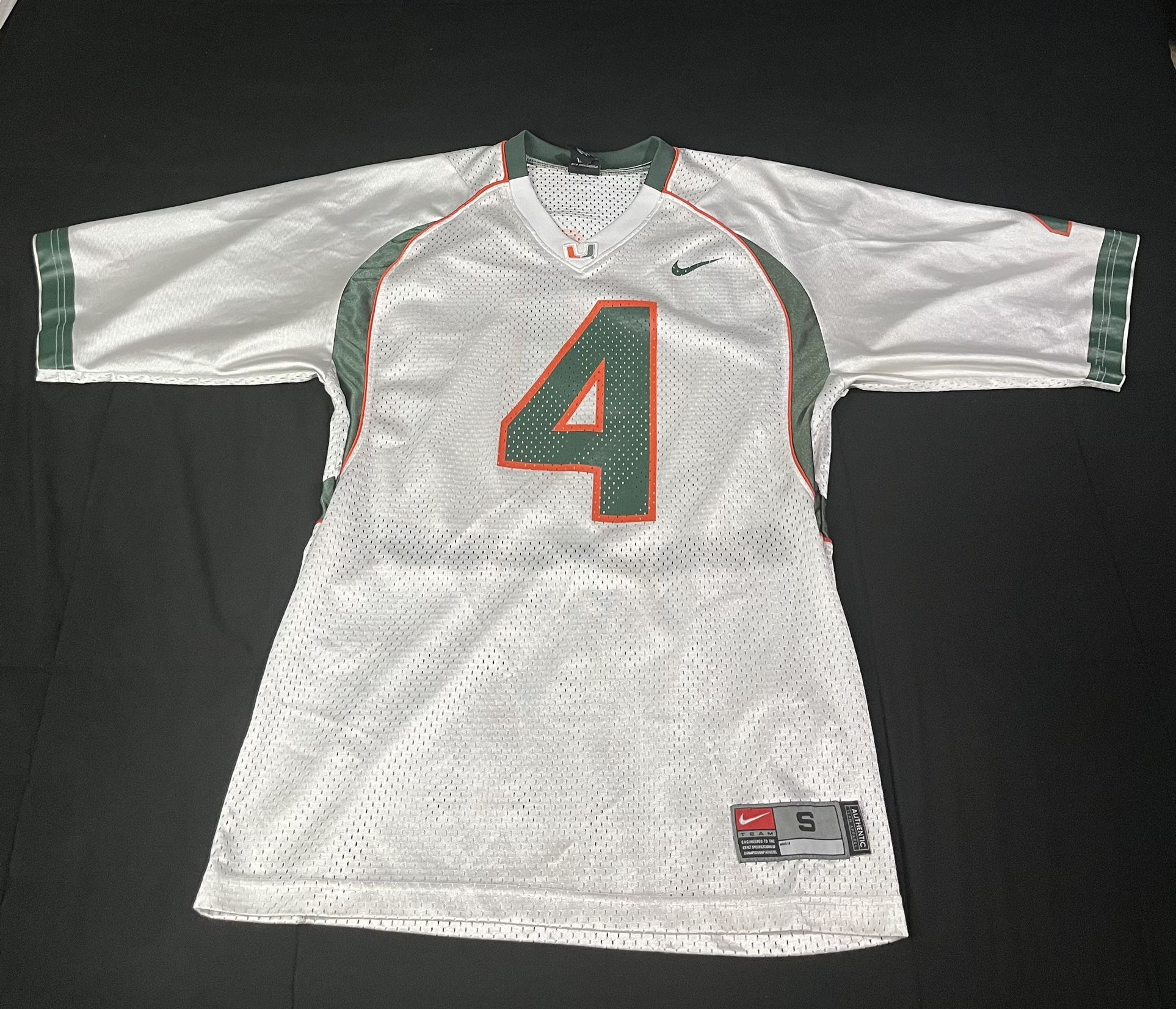 Miami Hurricanes #4 Jersey — Devin Hester Style — Size S