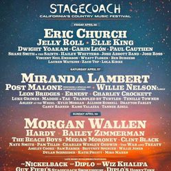 2 Stagecoach GA Tickets 