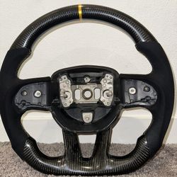 Dodge Carbon Fiber Steering Wheel 