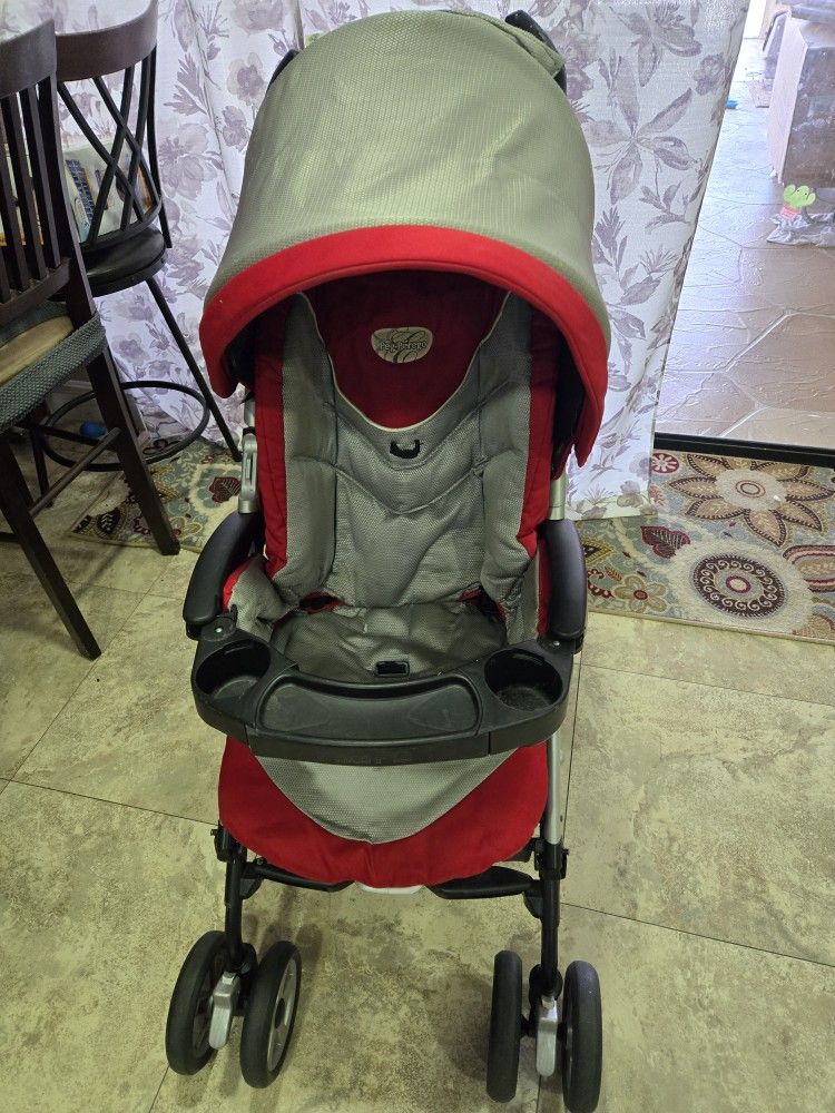 Stroller Kids Toddler Peg Perego Pliko P3 Red Gray