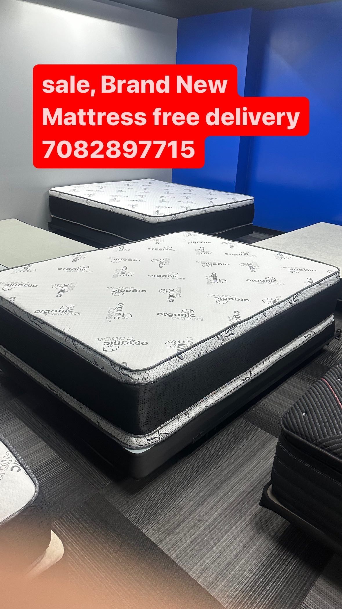 Huge sale for Mattress And Box Twin size mattress and box 150.$ full 190$ Queen 200$ king 290$. Mattress And Box and frame and headboard. King 580$ Qu
