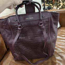 Authentic Cole Haan Leather Tote - Excellent Condition