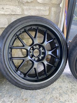 19” Rims 5 Lug, tires almost new —$280