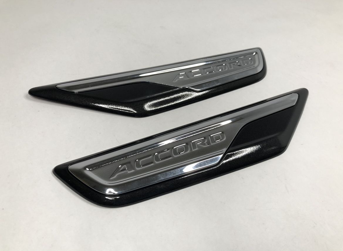 Honda Fender Emblem Trim Black Chrome for Accord (2018 2019 2020)