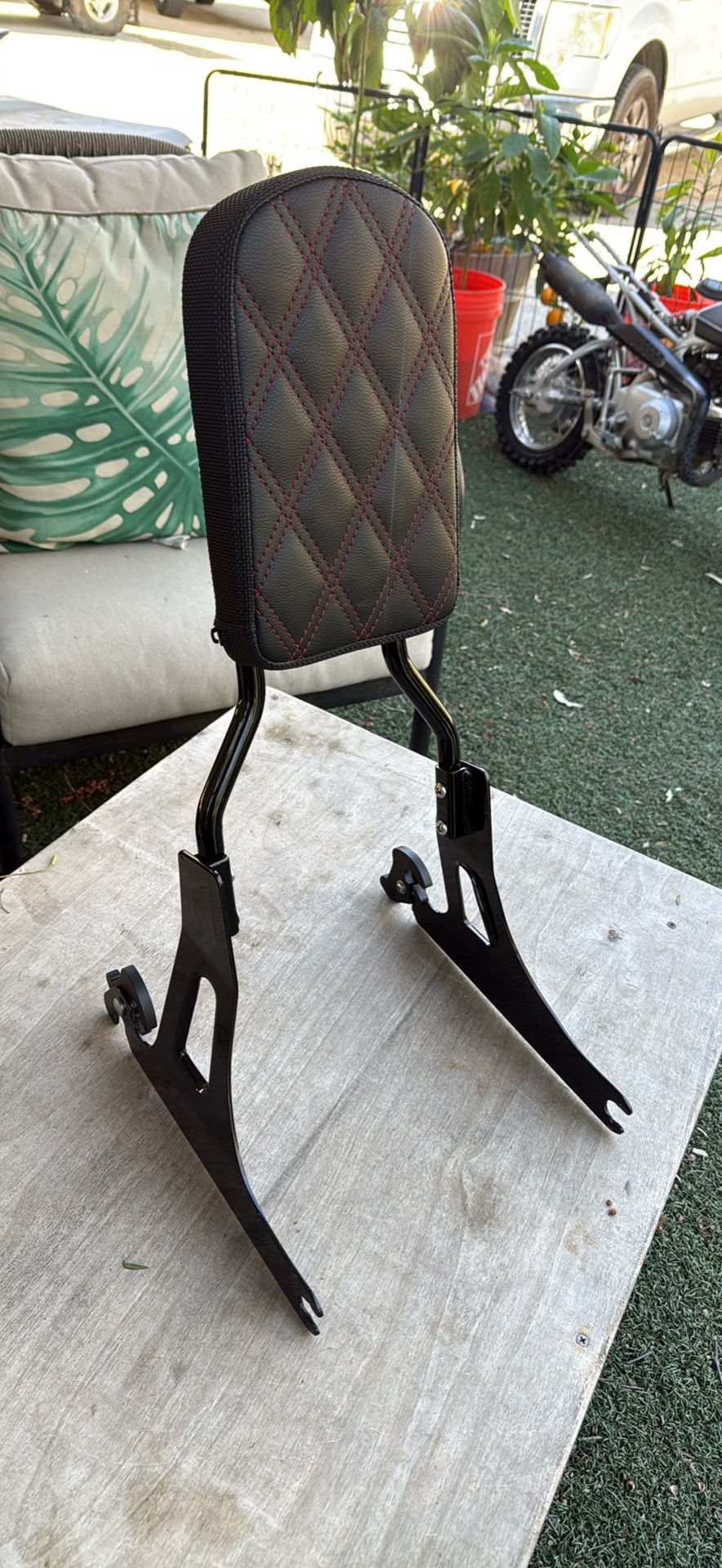 OEM Tall Dyna sissy bar
