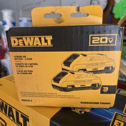 Dewalt 2pk 20v Batteries 