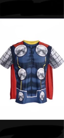 Thor Child Costume T-Shirt with Cape