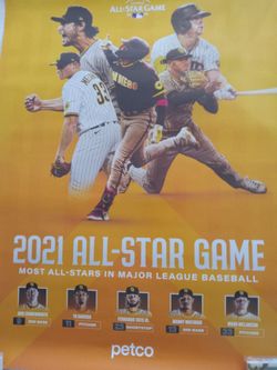 San Diego Padres 2021 All Star Game Poster