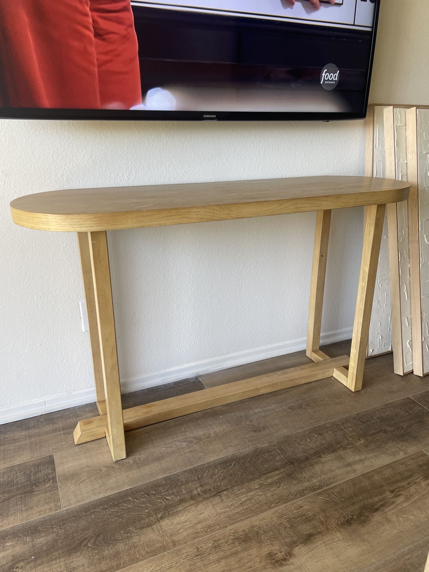 Wood Console Table