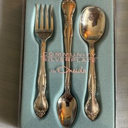 Oneida Silver plate Baby Utensils
