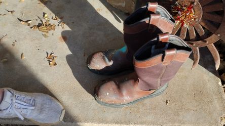 Sz 8.5D  Steel Toe Work Boot 