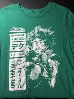 Hot Topic My Hero Academia - Deku T-Shirt Size Medium