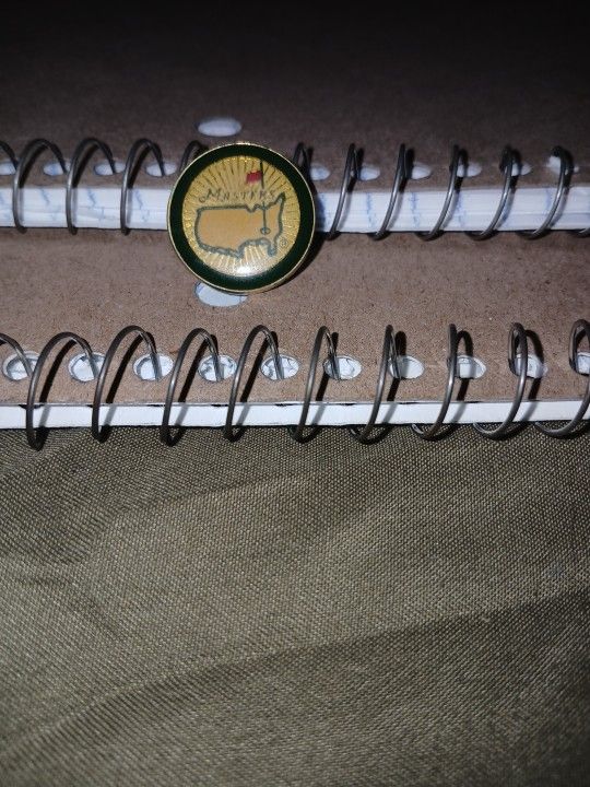 Masters Golf Older Year Ball Marker PGA
