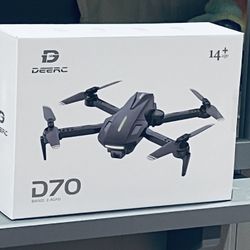 Brand New  DEERC Drone with Camera, D70 Drones with Camera for Adults 1080P HD