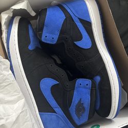 Brand New Jordan, One Color Way, Blue And Black Size 12 