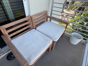 Patio couch and table