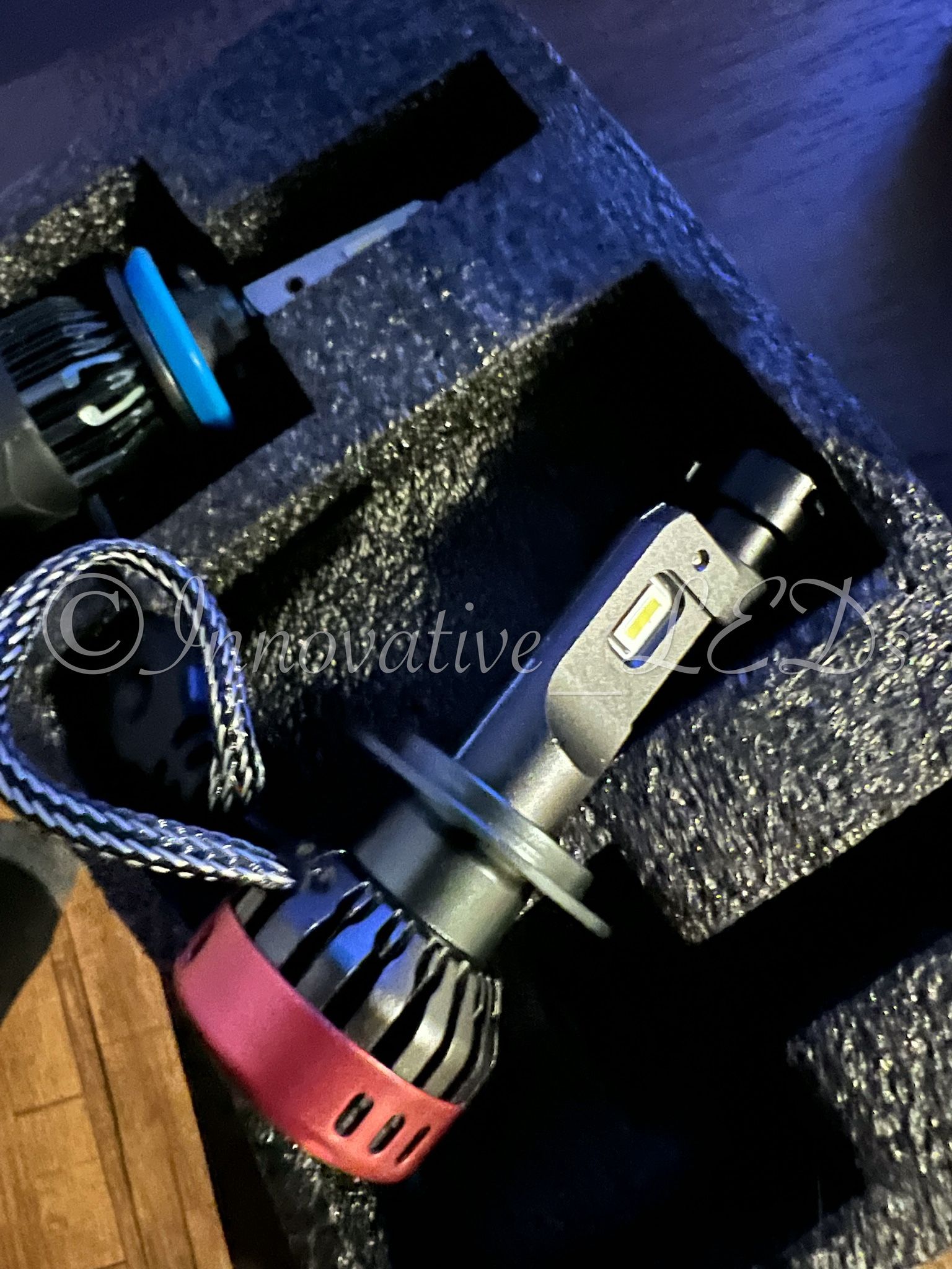 9006 LED Headlight Bulbs Low Beam Fog Light 300% Brighter 6500K Cool White Conversion Kit IP67 Waterproof 2 PCS
