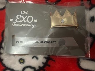 EXO 12th Anniversary Doll Prop Set Paper Crown Baekhyun Music Collectible