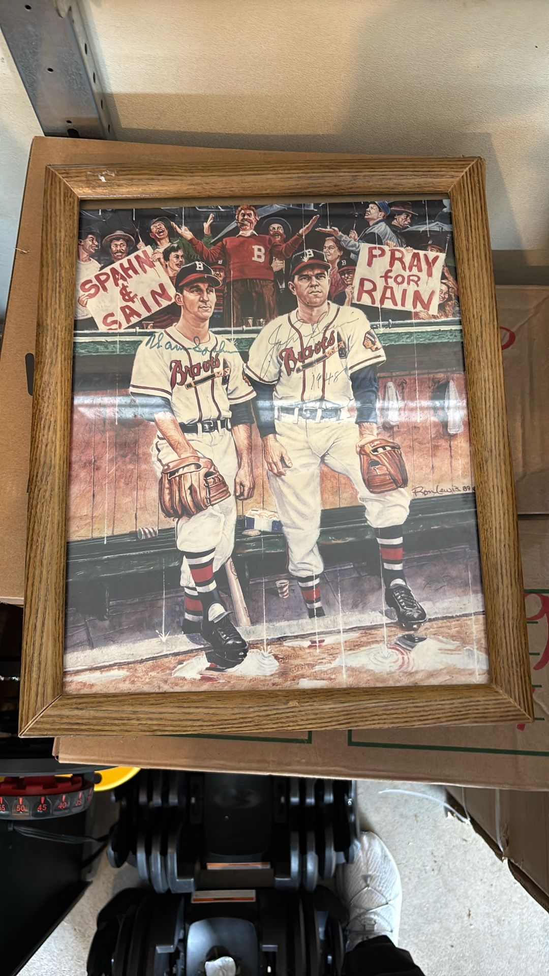 Collector’s Warren Spahn & Johnny Sain.