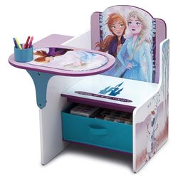 Delta Children Chair Desk with Storage Bin, Disney Frozen II