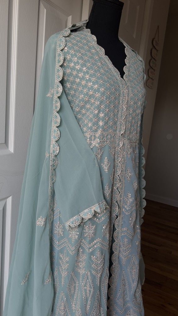 Gorgeous party dress, Anarkali Suit, gown dress, wedding gown
