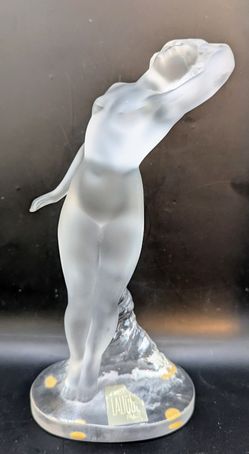 Signed Lalique Nude Dancer