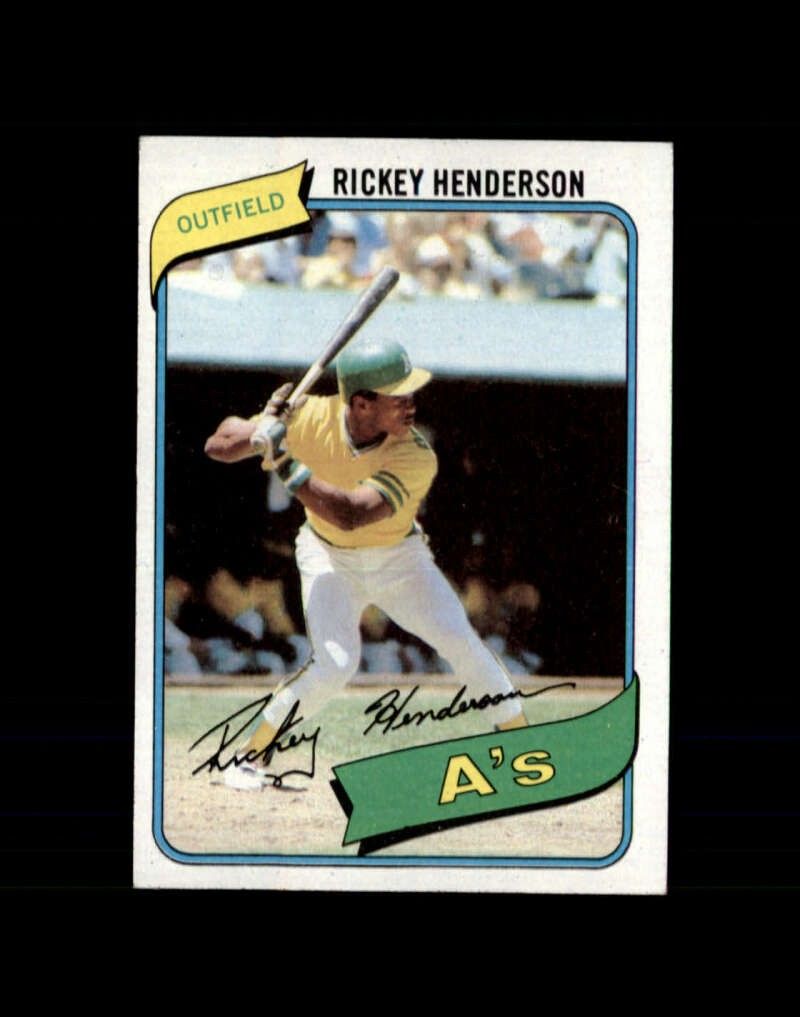 Rickey Henderson RC For Sale 