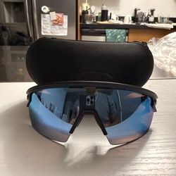 Oakley Radar-style sport sunglasses (Prizm lens, shield style)