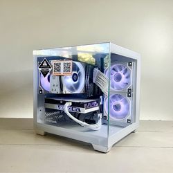 🧊 White Ice RTX 3060Ti Gaming PC | Full White Build