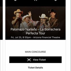 Ticketmaster Palomazo Norteño
