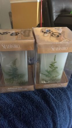 Vintage style silverstro led fern plant lights