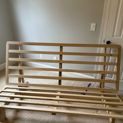 Queen folding futon + mattress