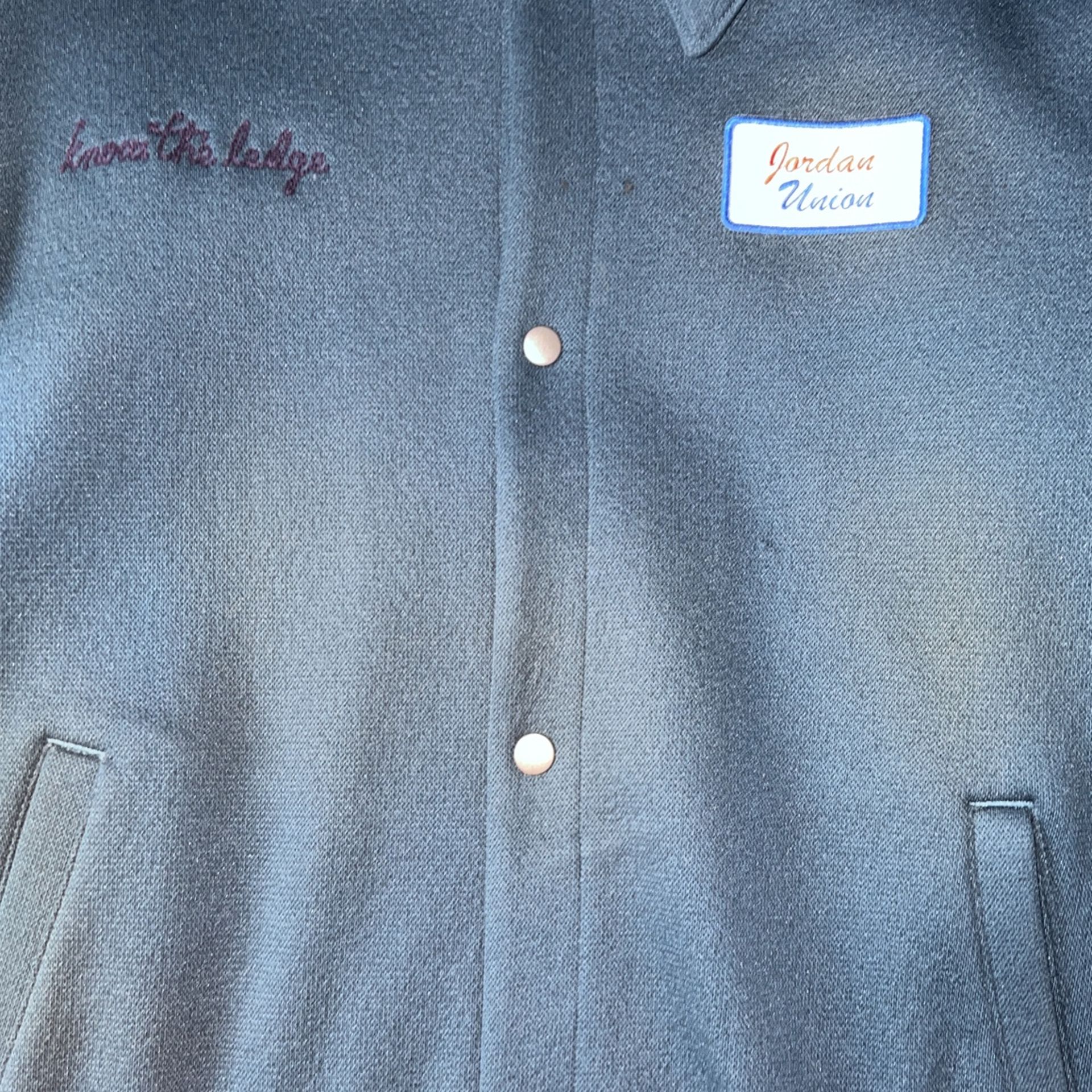 Jordan Union Navy Blue Jacket Size L