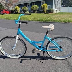 Kent Shogun Belmar Girls 24 in. D Cruiser Bicycle Powder Blue 