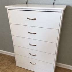 Tall White Dresser