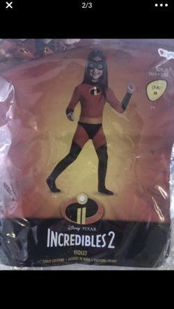 Violet from the incredibles Size 7-8 , Halloween costume