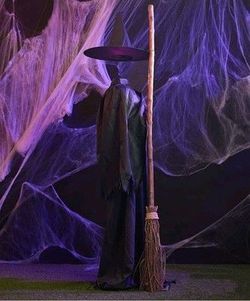 Animated Invisible Witch 6ft
