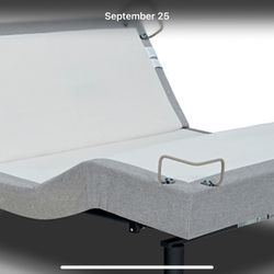 Queen adjustable bed frame. 