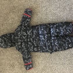Snow Gear The Spyder Outfit 24 Months blue and green jacket insulated rain resistant three toddler the two pair of snow bibs are size 4