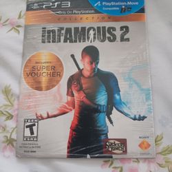 Ps3 Infamous 2 Game New Digipak