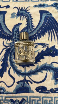 carousel horse perfume bottle vintage by doll herup