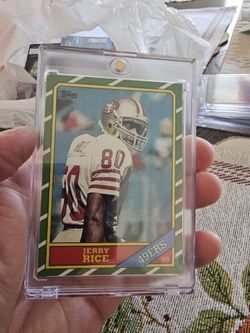 Jerry Rice '86 Topps Rookie Football Card 