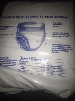 Adult extra protective underwear