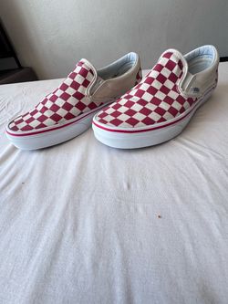 Vans Classic Slip-On Red & White Checkerboard – Women’s 8/Men’s 6.5 $30 OBO