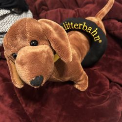 Schlitterbahn plush dachshund