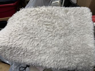 White Faux Fur Rug