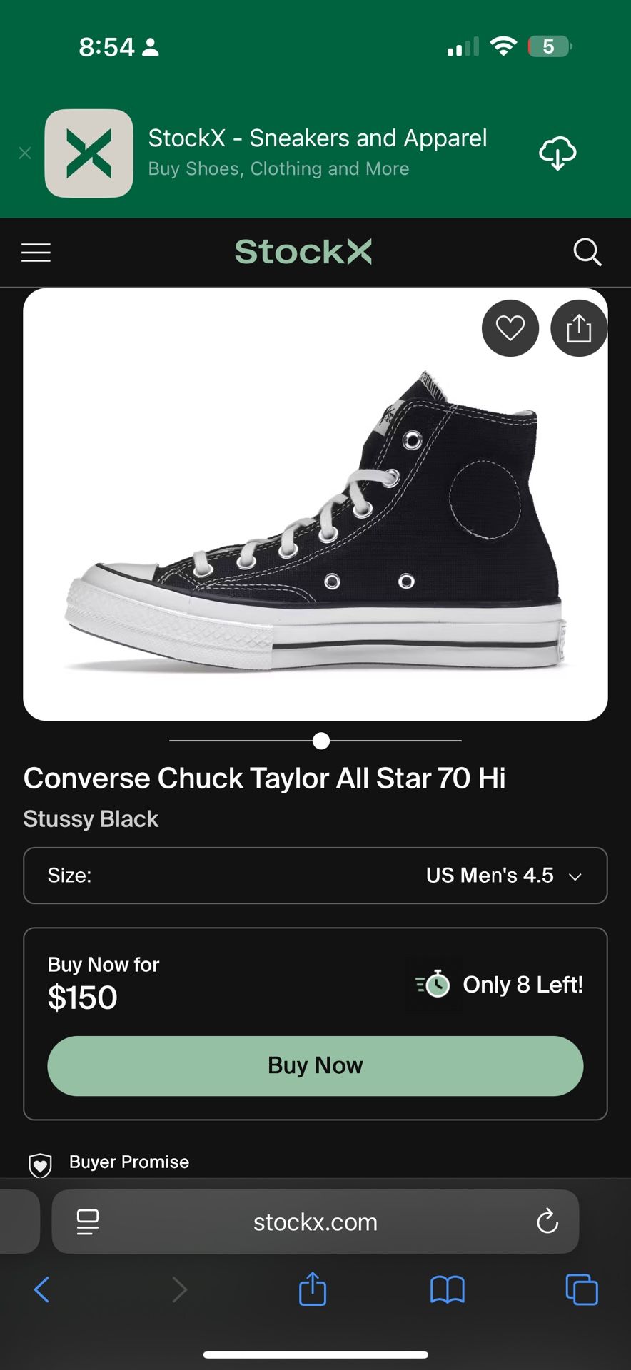 Converse Chuck Taylor All Star 70 Hi