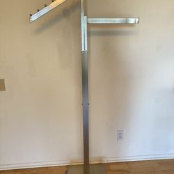 2-way Heavy Duty Clothing Display Rack w/ Wheels