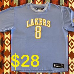 NBA Reebok Hardwood Classics Vintage Kobe Bryant #8 Oversized Shirt Men’s XL